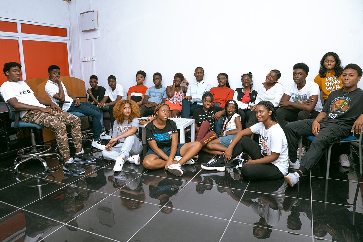 Students studying additional qualifications at NCUK Accra