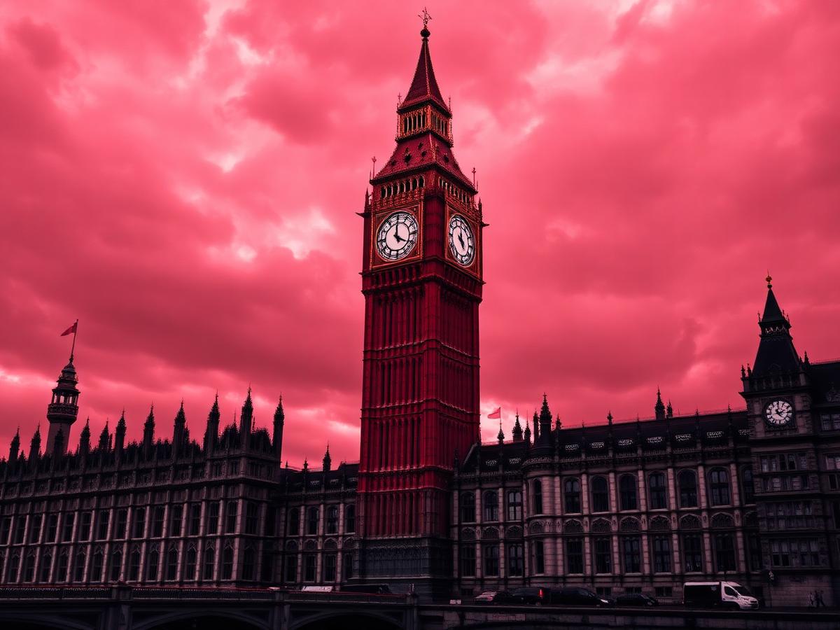Big Ben and the Houses of Parliament in London